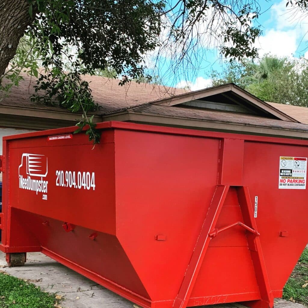 rdumpster to remove roofing material in san antonio
