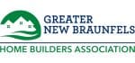 horizontal green and blue greater new braunfels home builders association logo