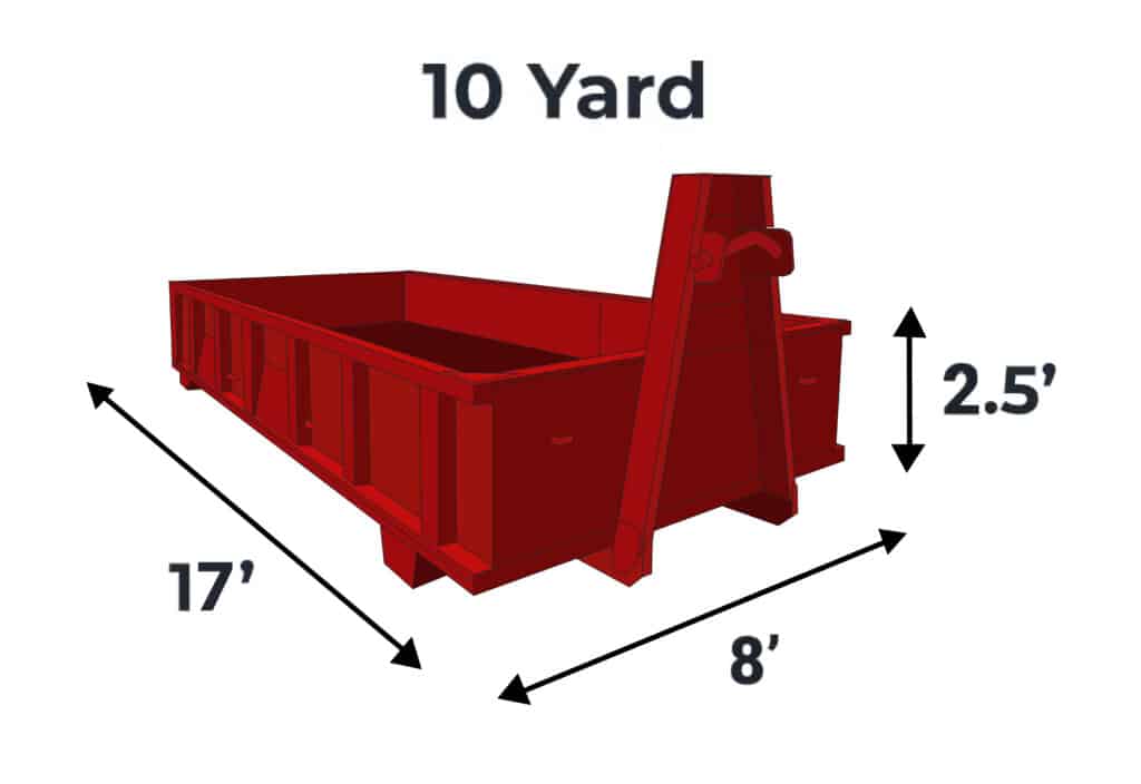 10 Yard Dumpster Commercial graphic